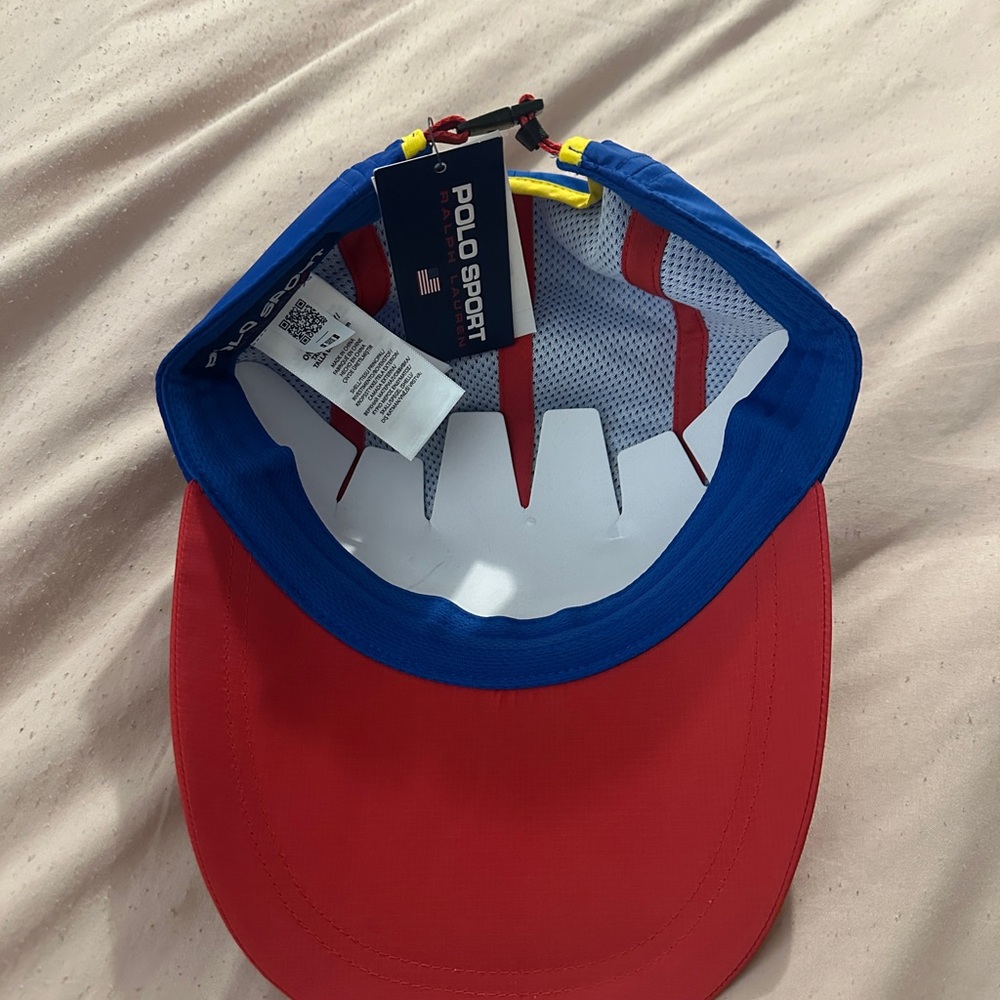 Polo by Ralph Lauren Cycling Cyclisme Long Bill Cap - Picture 5 of 5